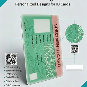 PC Material ID Card / Polycarbonate Plastic ID Card thumbnail-3