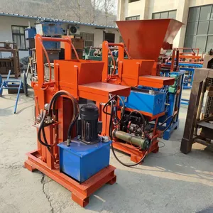 Diesel-powered Hydraulic Clay Brick Machine (interlocking Type)—a Versatile Soil Brick and Molding Machine. thumbnail-2