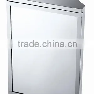 Stainless Steel Mirror Cabinet,corner Cabinet,mirror Cupboard 6651 Single Door thumbnail-2