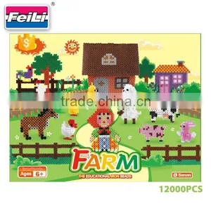 Factory Wholesale Creative Toys 12000pcs Perler Beads Diy Iron Beads for Kids thumbnail-2