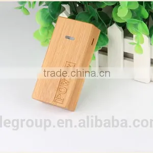 OEM Bamboo Case Samsung Huawei Xiaomi Smart Mobile Portable Power Bank 2600mah~5200mah thumbnail-1