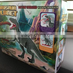 Battery Operated Walking Light Up Dinosaur With Sound &Light thumbnail-4
