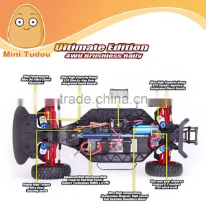 1/8 SCALE 4WD 2.4GHZ rc Car Radio Controllers Plastic Model Cars Nylon 1 8 Electric rc Cars thumbnail-3
