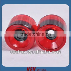Chinese High Rebound Long Board Skate Board 69X55 PU Wheel thumbnail-1