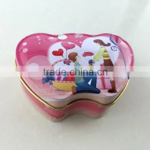 Unique Design Heart Shape Tin Cans for Chocolate for Gift thumbnail-1