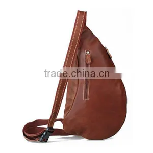Men Genuine Leather Chest Pack Bag Toiletry Bag Men Best Men Waitst Bag Hobo Bag thumbnail-3