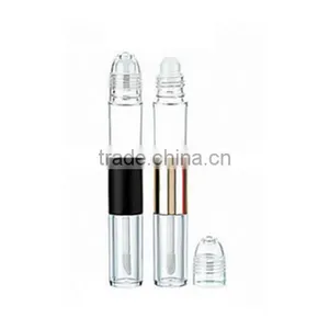 4 ml Duo Lip Gloss Case w/ Roller Ball and Doe Foot Applicator (594PB-HG346A) thumbnail-1