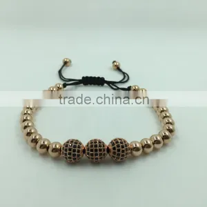 2016 Latest Fashion Beaded Leather Wrap Bracelet s thumbnail-3