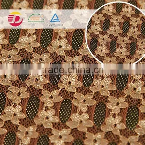 New Arrival Elastic Glitter African Lace Fabric thumbnail-1