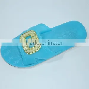 Jelly Slipper With Flower for Lady Pvc Slipper thumbnail-3