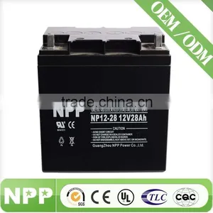 12v28ah China Factory Hot Sale Deep Cycle Battery for Alarm Security System thumbnail-2