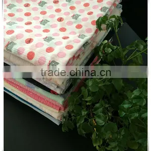 Printed Seersucker Polyester Cotton Rayon Blend Fabric for Women's Clothing thumbnail-4