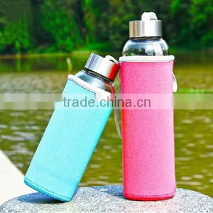 Factory Hot Sell Handmade Fashion Neoprene Cup Holder With Hand Strap thumbnail-2