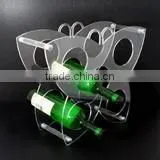 GH-RZ269 2014 Hot Sale Different Acrylic Wine Bottle Rack Display Holder,Artistic Design Acrylic Wine Display Rack thumbnail-2