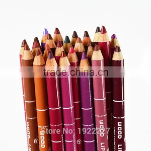 Professional Lipliner Pencil Waterproof Wooden Blend Lip Liner Pencil 15CM 23 Colors Per Set Hot 2016 Makeup Lipstick Tool thumbnail-4