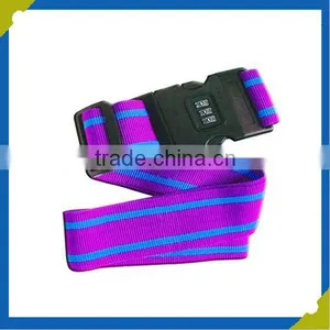 Custom Logo TSA Approved 3-Dial Combination Lock Luggage Strap thumbnail-3