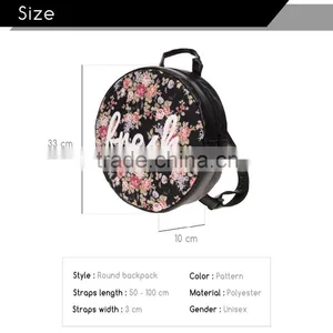 New Design 3D Print Hot Sale Polyester Custom Backpack Bag thumbnail-2