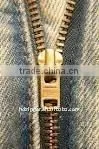 #5 Y Teeth Brass Zipper Open End thumbnail-1