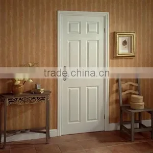 Shopping 2 Panel Oak Veneer Natural Color Wooden Doors Hotel Rooms thumbnail-3