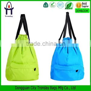 Fashion Strong Drawtring Backpack Outdoor Sports Hiking Bag thumbnail-1