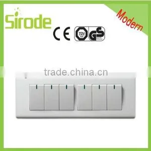 6 Gang Double Way Lighting Switch Sets for Home thumbnail-1