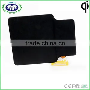 Fashional Leather Wireless Charger Mouse Pad for qi Smart Phone Wireless Charger thumbnail-3