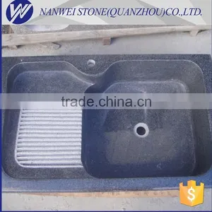 Chinese Dark Grey Granite Laundry Sink Rectangular Manufactures Suppliers thumbnail-3