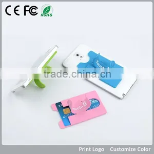 Cell Phone Credit Card Holder, Silicone Mobile Phone Card Holder, Magnetic Phone Holder thumbnail-3