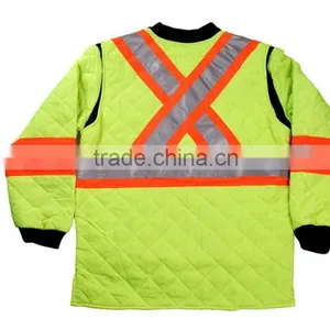 Traffic Safety Winter Jacket Safety Bomber Jacket Cotton Coat thumbnail-1