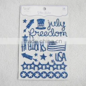 USA Glitter Sticker thumbnail-1
