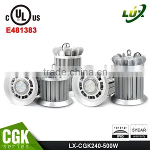 Free Lighting Design 2016 CE Rohs Approved Copper Heat Pipe Design 5 Years Warranty Meanwell Driver 300W High Bay LED Light thumbnail-2