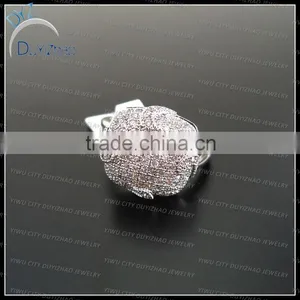 Factory Price Plated 18k White Gold Ladies cz Rings thumbnail-2