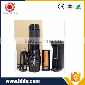 2016 New Invention Zoomable XM-T T6 Mini Led Flashlight With 3*AAA or 26650 Battery thumbnail-2