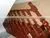 Red Oak Handrail Teak Wooden Stair Post thumbnail-2