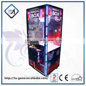 Coin Operated Magic Box Toy Box Arcade Claw Crane Vending Machines for Sale thumbnail-1
