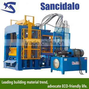 QT8-15B Automated Concrete Block Machine Fully Automatic Concrete Block Making Machine thumbnail-1