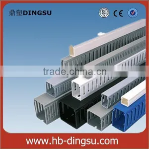 OEM&Cheap PVC Slotted Type Solide Wall Wiring Duct thumbnail-1