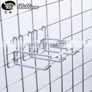 5.7 Thickness Supermarket Gridwall Display Hook Double Hanging Hook Net Hanging Hook thumbnail-5