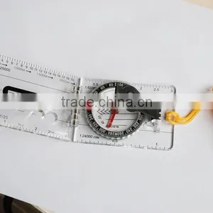 DC40-2 School Math Compass,carabiner Keychain With Compass,hook Compass thumbnail-1