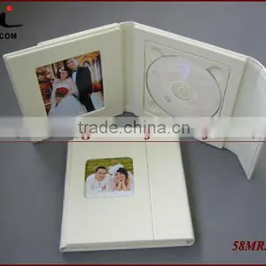 Wedding DVD Cover,Leather DVD Cover,1Picture 2Disc thumbnail-1