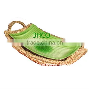 2015 New Product Water Hyacinth Tray for Home Decoration and Furniture thumbnail-1