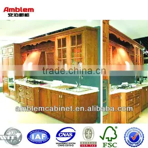 2013 High Quality S506 Solid Wood Kitchen Cabinet thumbnail-1