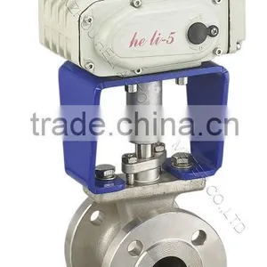 Electric V-Type Adjustable Ball Valve thumbnail-1