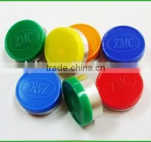 Plastic and Aluminum Cap With Logo for 2ml Tubular Glass Vial thumbnail-2