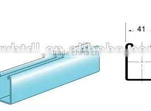 41mm*62mm Hot Dipped Galvanized Steel Strut Channel thumbnail-1