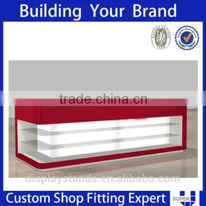Designer Beauty Wooden Salon Reception Desk Counter thumbnail-1