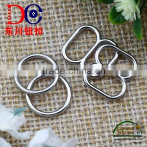 High Quality Slidproof Underwear Ligeries Buckles,Silver Bra Strap Hooks thumbnail-2