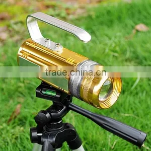 A-ok 3W White LED+3W Blue LED +3 LED Aluminium Fishing Light With Support and Charger thumbnail-4