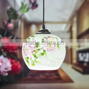 Jingdezhen Pastel Ceiling Pendant Light Designer Restaurant Lighting thumbnail-1