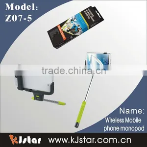KJstar Mobile Phone Handheld Monopod With Built-in Shutter Release for Self-shooting thumbnail-1